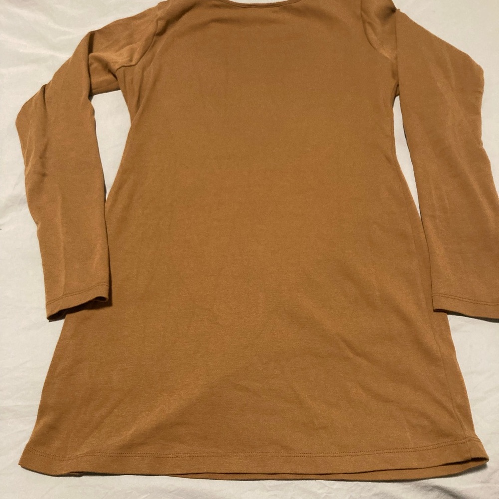 Una Pluma Long Sleeve Mini Dress - Picture 3 of 8